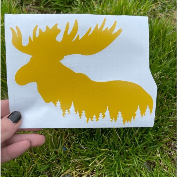 Moose Vinyl Decal - Picture 4 of 9